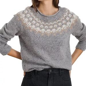 Alex Mill Jaime Fair Isle Sweater NWT XS